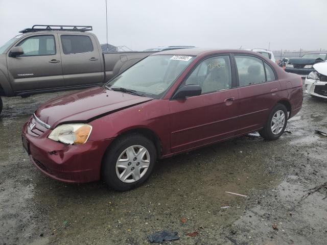HONDA CIVIC LX 2003 with VIN 2HGES16513H566484 - Photo from auction