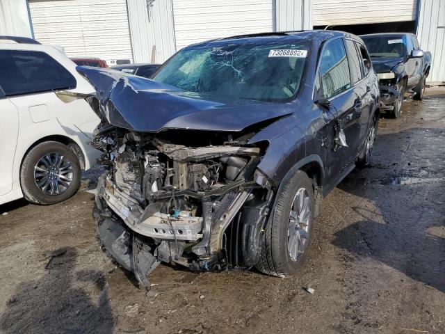 HONDA PILOT EXL 2019 with VIN 5FNYF5H52KB017174 - Photo from auction