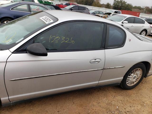 Photo 7 from auction – 2001 CHEVROLET MONTE CARL with VIN 2G1WW12E619114799