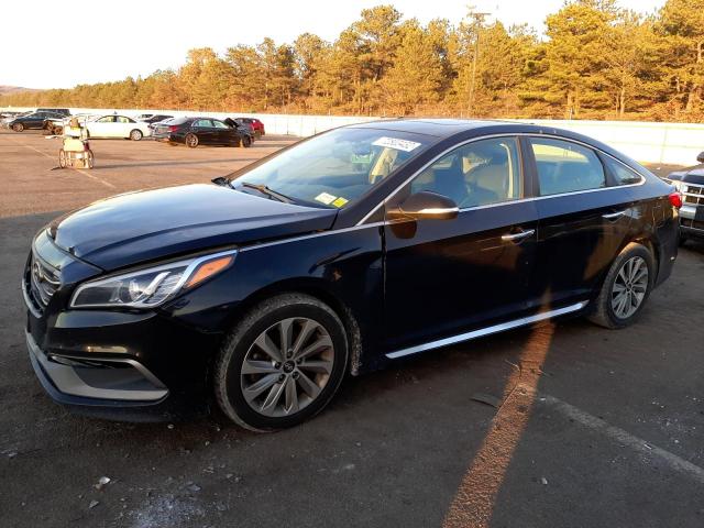 HYUNDAI SONATA SPO 2017 with VIN 5NPE34AF3HH549522 - Photo from auction
