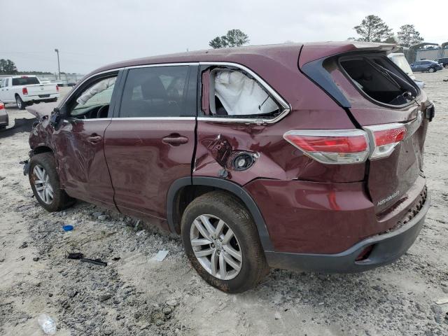 Photo 2 from auction – 2015 TOYOTA HIGHLANDER with VIN 5TDZKRFH6FS104369