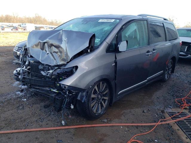 TOYOTA SIENNA XLE 2018 with VIN 5TDDZ3DC7JS199916 - Photo from auction