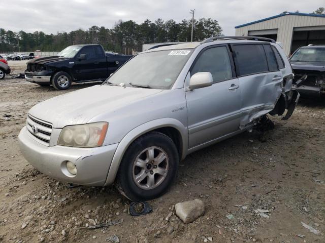 TOYOTA HIGHLANDER 2002 with VIN JTEGF21A820064012 - Photo from auction
