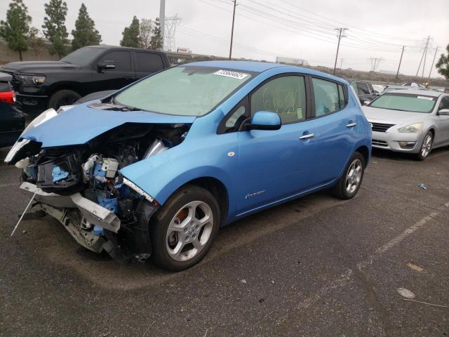 NISSAN LEAF SV 2012 with VIN JN1AZ0CP8CT025172 - Photo from auction