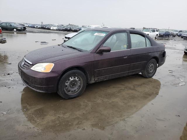 HONDA CIVIC EX 2001 with VIN JHMES26781S001448 - Photo from auction