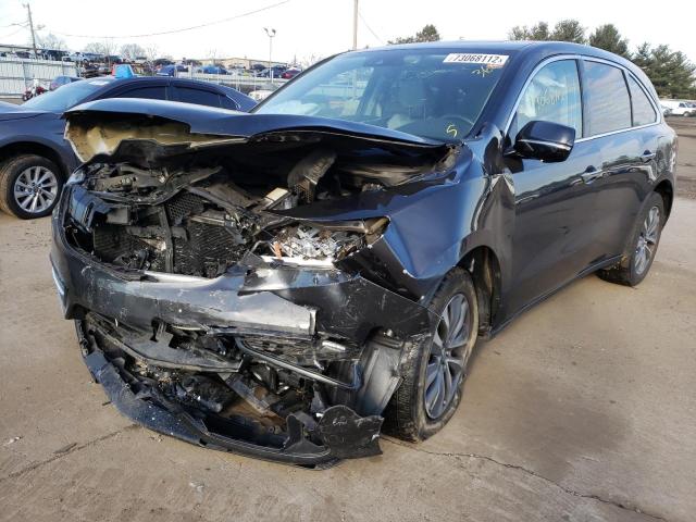 ACURA MDX TECHNO 2016 with VIN 5FRYD4H45GB032930 - Photo from auction