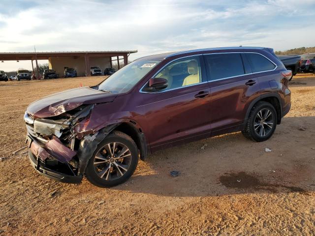 TOYOTA HIGHLANDER 2016 with VIN 5TDJKRFH2GS235412 - Photo from auction