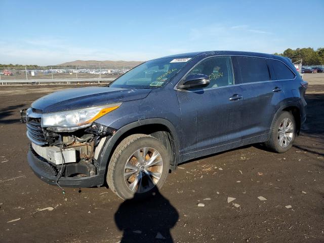 TOYOTA HIGHLANDER 2016 with VIN 5TDBKRFH6GS302386 - Photo from auction