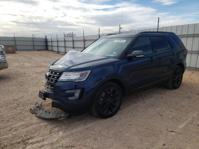 FORD EXPLORER X 2017 with VIN 1FM5K7D86HGB90362 - Photo from auction
