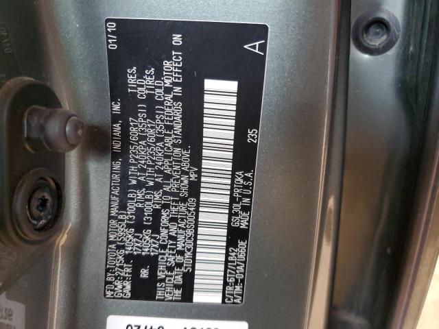 Photo 14 from auction – 2011 TOYOTA SIENNA XLE with VIN 5TDYK3DC9BS005409