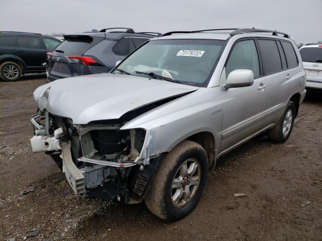 TOYOTA HIGHLANDER 2002 with VIN JTEHF21A220043161 - Photo from auction