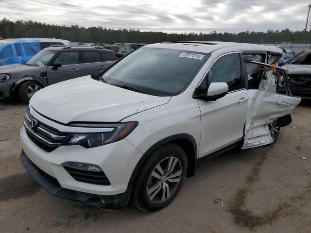HONDA PILOT EXL 2017 with VIN 5FNYF5H54HB014706 - Photo from auction