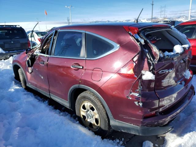 Photo 2 from auction – 2015 HONDA CR-V LX with VIN 5J6RM4H38FL074348