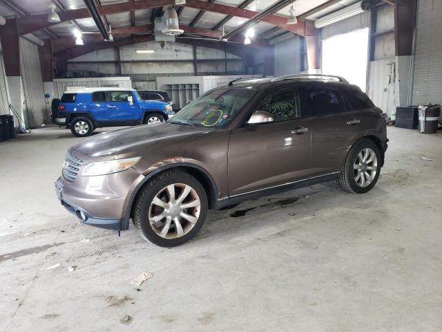 INFINITI FX35 2004 with VIN JNRAS08WX4X203286 - Photo from auction