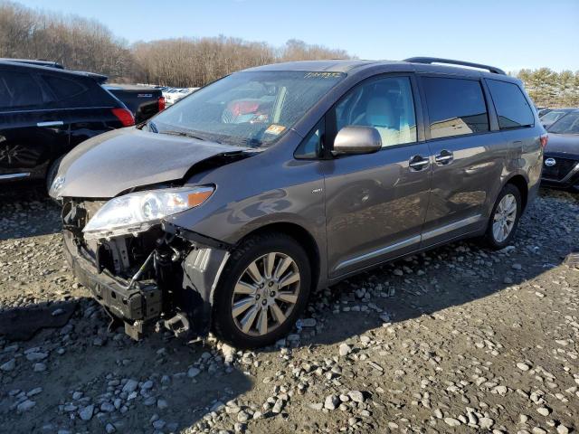 TOYOTA SIENNA XLE 2017 with VIN 5TDDZ3DC2HS167255 - Photo from auction