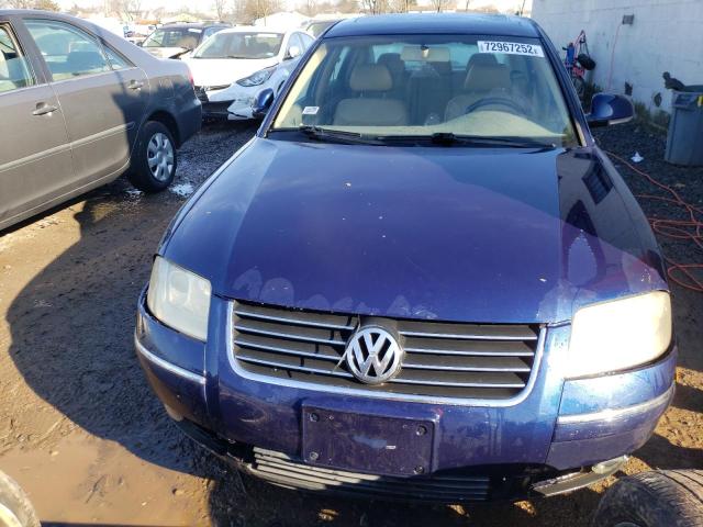 Photo 5 from auction – 2005 VOLKSWAGEN PASSAT GLS with VIN WVWAD63B15E053602