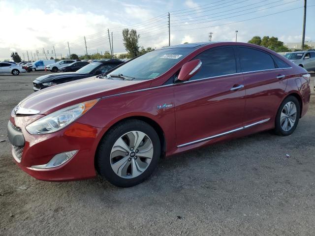 HYUNDAI SONATA HYB 2014 with VIN KMHEC4A45EA115888 - Photo from auction