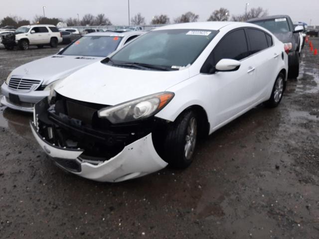 KIA FORTE EX 2014 with VIN KNAFX4A81E5114792 - Photo from auction