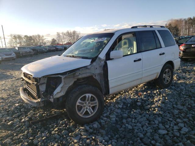 HONDA PILOT EXL 2004 with VIN 2HKYF18664H552353 - Photo from auction
