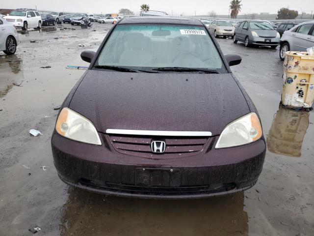 Photo 5 from auction – 2001 HONDA CIVIC EX with VIN JHMES26781S001448