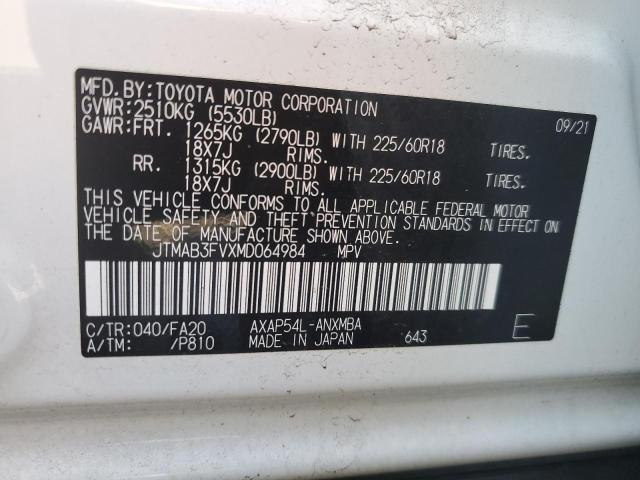Photo 14 from auction – 2021 TOYOTA RAV4 PRIME with VIN JTMAB3FVXMD064984