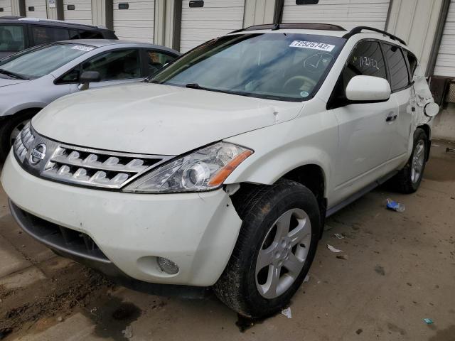 NISSAN MURANO SL 2005 with VIN JN8AZ08W55W445202 - Photo from auction