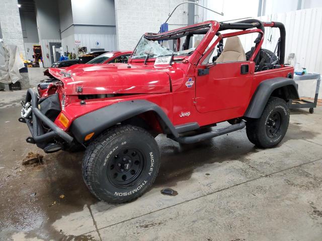 JEEP WRANGLER / 2002 with VIN 1J4FA49S42P767017 - Photo from auction