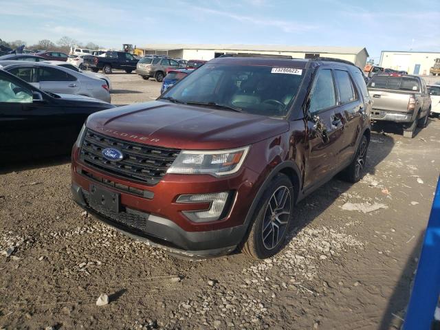 FORD EXPLORER S 2016 with VIN 1FM5K8GT8GGB39398 - Photo from auction