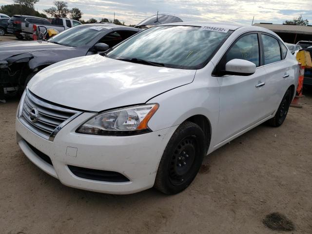 Photo 1 from auction – 2013 NISSAN SENTRA S with VIN 3N1AB7AP4DL641456