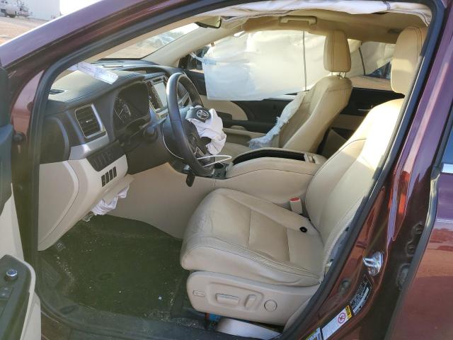 Photo 7 from auction – 2016 TOYOTA HIGHLANDER with VIN 5TDJKRFH2GS235412