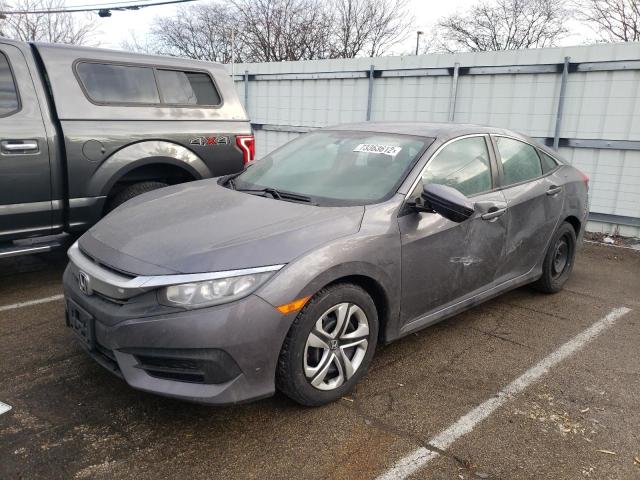 HONDA CIVIC LX 2016 with VIN 19XFC2F57GE037791 - Photo from auction