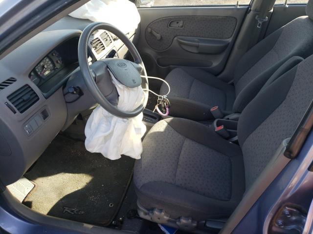 Photo 7 from auction – 2005 KIA RIO with VIN KNADC125456385328