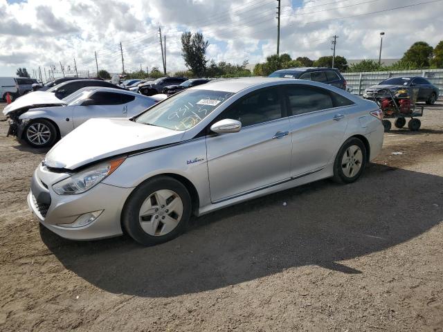 HYUNDAI SONATA HYB 2012 with VIN KMHEC4A42CA059311 - Photo from auction