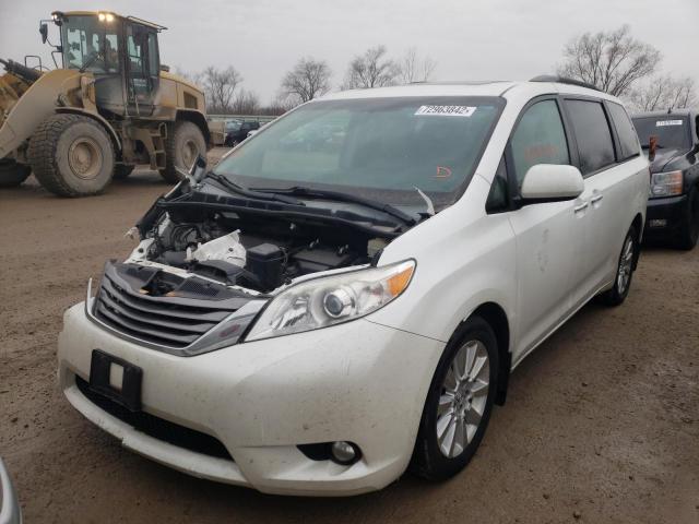 TOYOTA SIENNA XLE 2015 with VIN 5TDDK3DC6FS122093 - Photo from auction