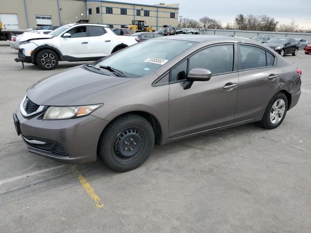 HONDA CIVIC LX 2014 with VIN 2HGFB2F54EH502243 - Photo from auction