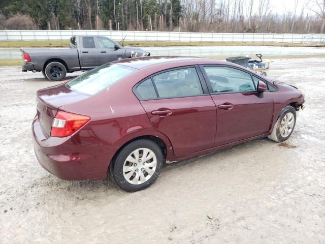 Photo 3 from auction – 2012 HONDA CIVIC LX with VIN 2HGFB2F50CH592441