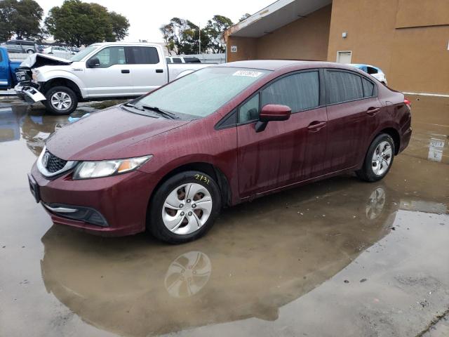 HONDA CIVIC LX 2014 with VIN 19XFB2F50EE253336 - Photo from auction