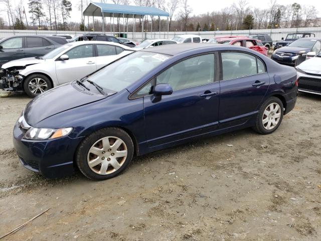 HONDA CIVIC LX 2009 with VIN 19XFA16569E034173 - Photo from auction