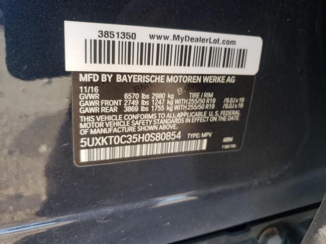 Photo 14 from auction – 2017 BMW X5 XDR40E with VIN 5UXKT0C35H0S80854