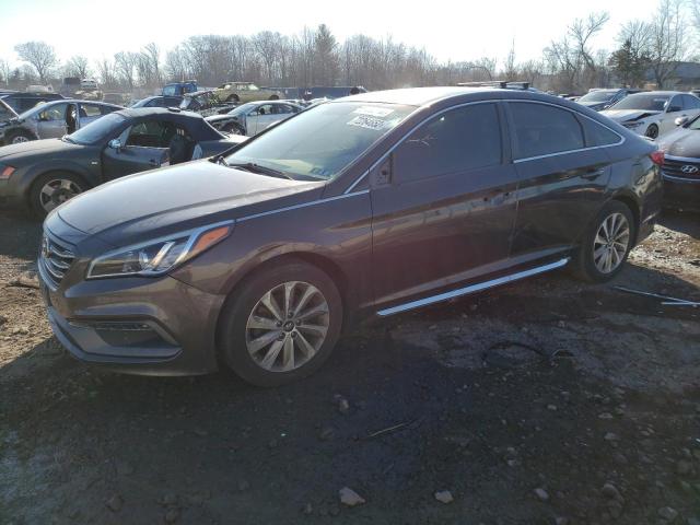 HYUNDAI SONATA SPO 2015 with VIN 5NPE34AF4FH072905 - Photo from auction