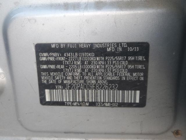 Photo 14 from auction – 2014 SUBARU XV CROSSTR with VIN JF2GPACC9E8226232