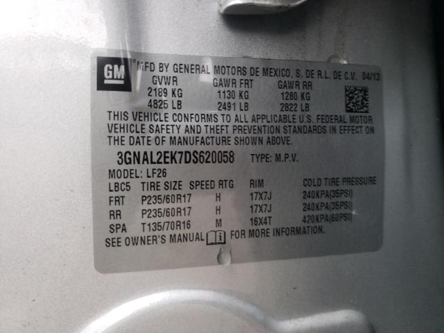 Photo 14 from auction – 2013 CHEVROLET CAPTIVA LS with VIN 3GNAL2EK7DS620058