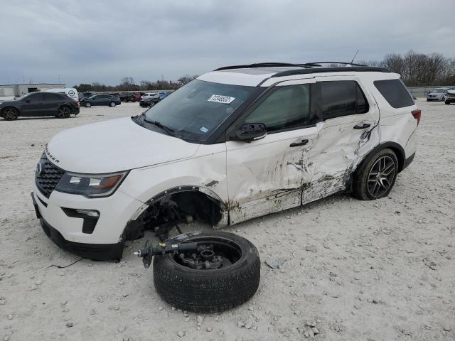 FORD EXPLORER S 2018 with VIN 1FM5K8GT6JGA25147 - Photo from auction