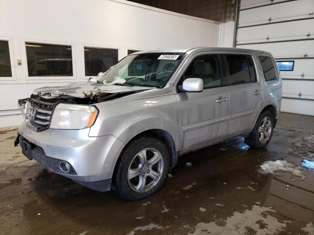 HONDA PILOT EX 2013 with VIN 5FNYF4H44DB075128 - Photo from auction