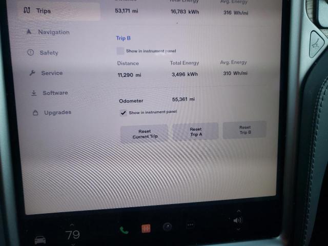 Photo 9 from auction – 2020 TESLA MODEL X with VIN 5YJXCAE21LF300450