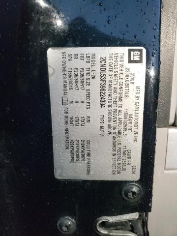 Photo 10 from auction – 2009 CHEVROLET EQUINOX LT with VIN 2CNDL53F396224384