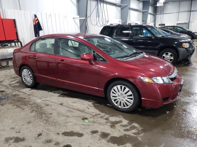 Photo 4 from auction – 2009 HONDA CIVIC LX with VIN 19XFA16549E001396