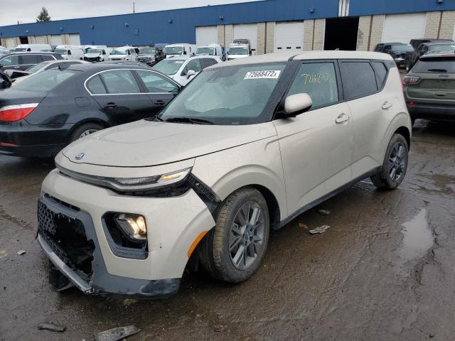 KIA SOUL EX 2020 with VIN KNDJ33AU2L7114897 - Photo from auction
