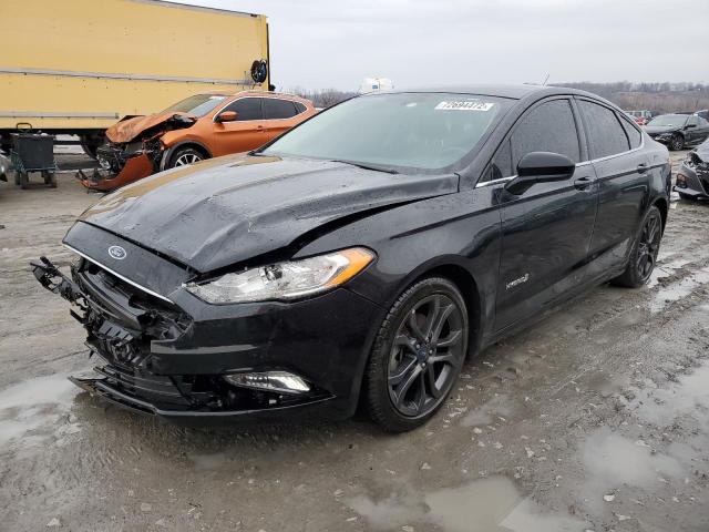 FORD FUSION SE 2018 with VIN 3FA6P0LU4JR128088 - Photo from auction