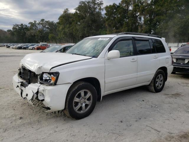 TOYOTA HIGHLANDER 2007 with VIN JTEDP21A270135258 - Photo from auction